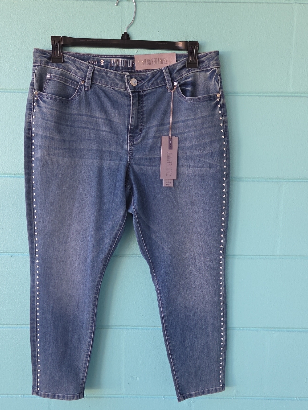 NWT "Jennifer Lopez" Skinny Ankle Jeans Woman's Size 16 Petite